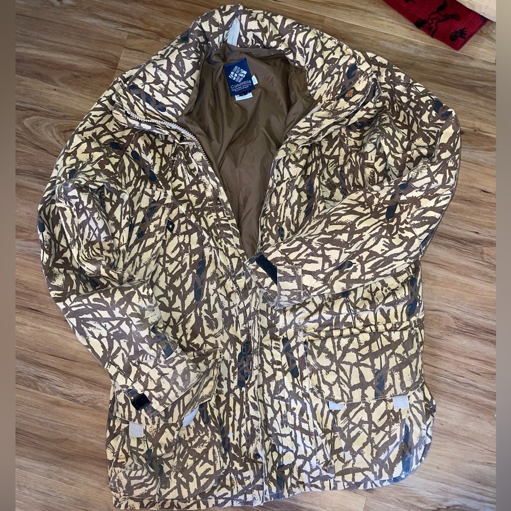 Columbia Men’s Large / Tall vintage duck hunting jacket camo jacket